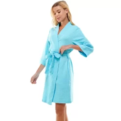 Women's Croft & Barrow® Waffle Texture Robe 9 Women's Croft & Barrow® Waffle Texture Robe -Croft & Barrow 2749414 ALT2