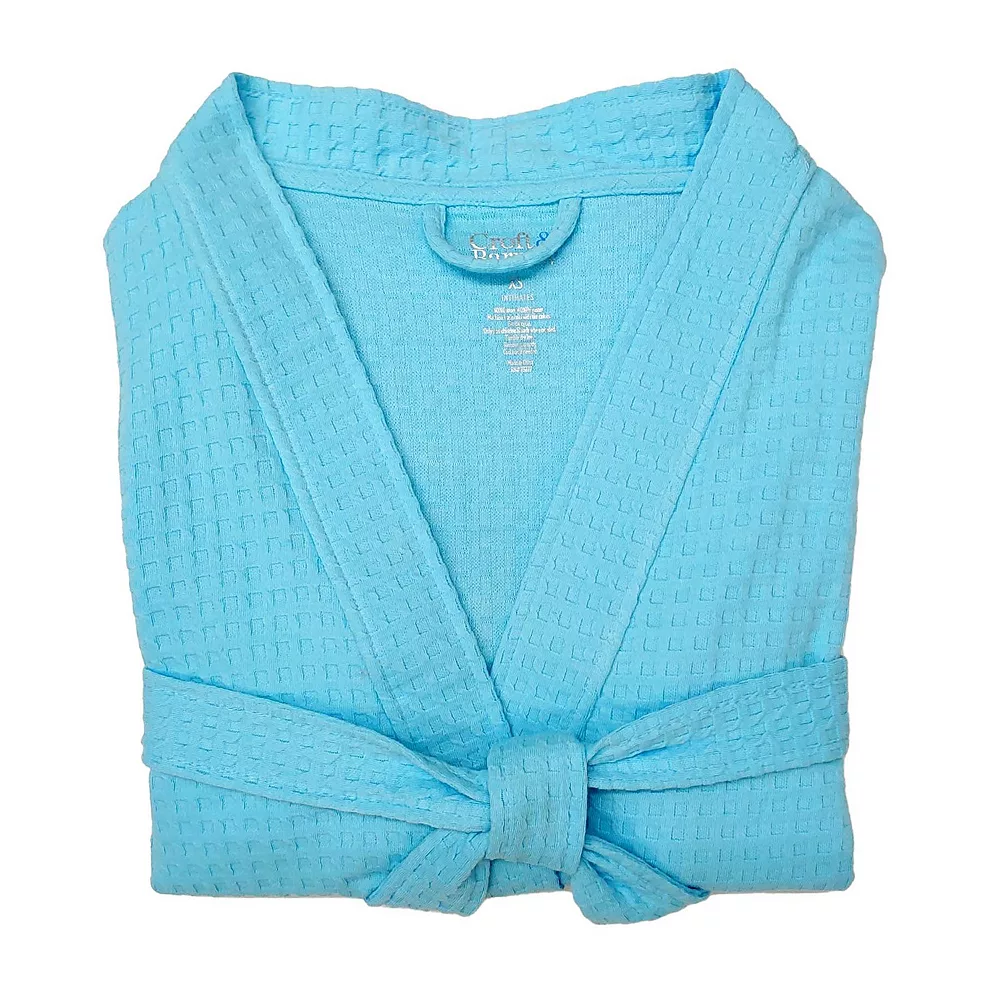 Women's Croft & Barrow® Waffle Texture Robe 7 Women's Croft & Barrow® Waffle Texture Robe - Image 5