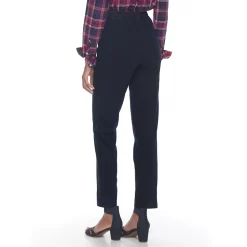 Women's Croft & Barrow® Classic Pull-On Straight Leg Pants -Croft & Barrow 2924992 ALT2
