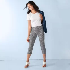 Women's Croft & Barrow® Essential Crewneck Tee -Croft & Barrow 3500577 ALT3