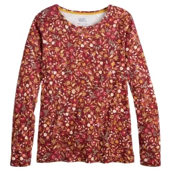 Women's Croft & Barrow® Essential Long-Sleeve Crewneck Tee -Croft & Barrow 3836990 ALT5