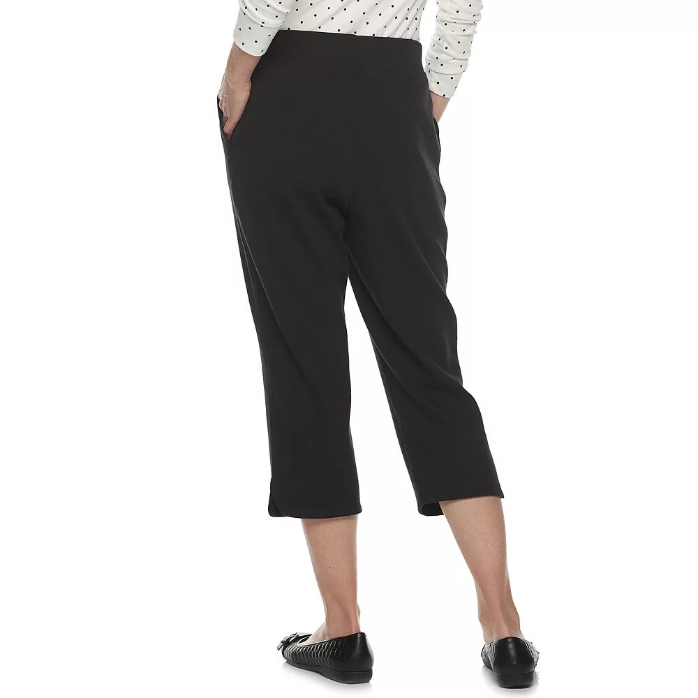 Women's Croft & Barrow® Easy Pull-On Knit Capri Pants 4 Women's Croft & Barrow® Easy Pull-On Knit Capri Pants - Image 2