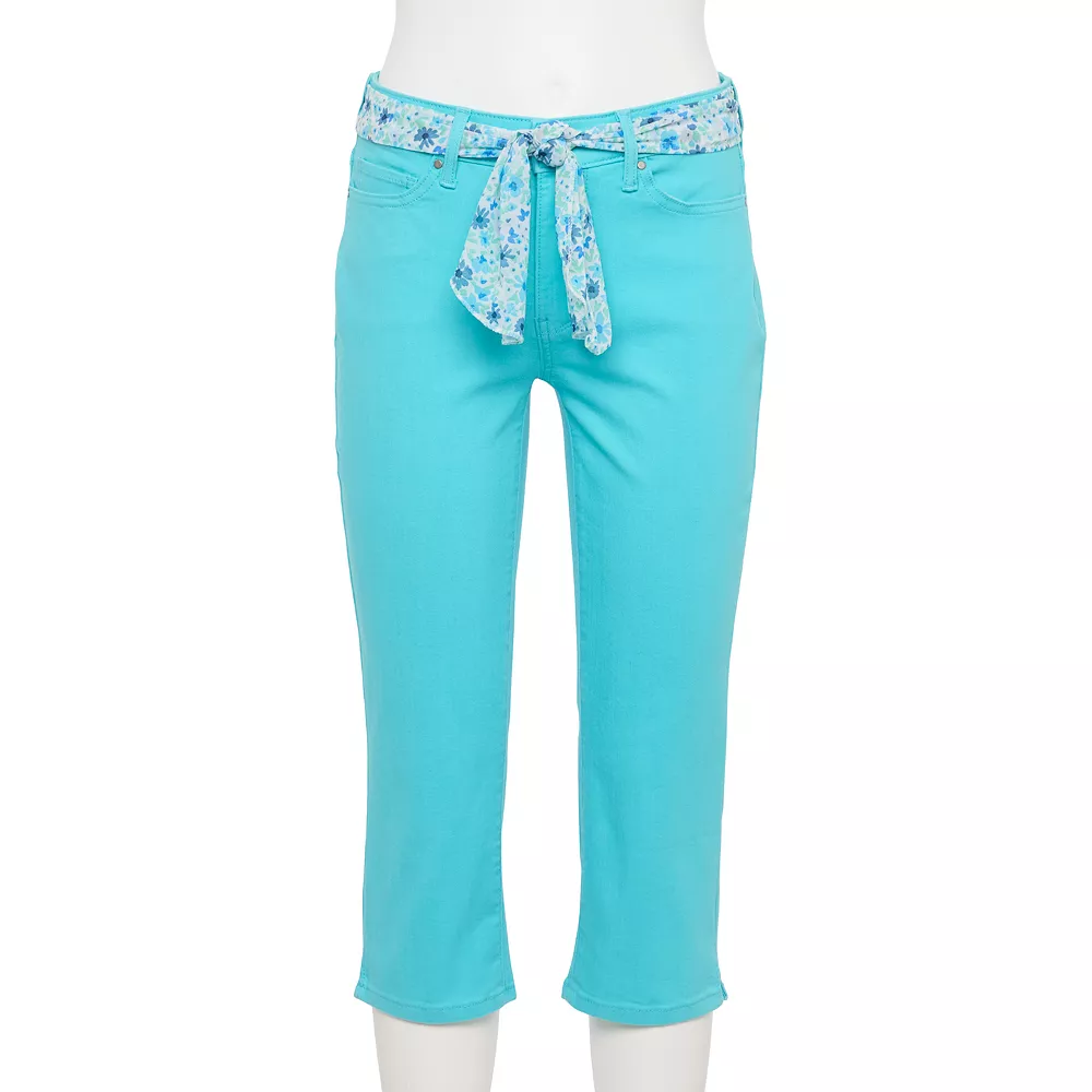 Women's Croft & Barrow® Comfort Waist Denim Capris 3 Women's Croft & Barrow® Comfort Waist Denim Capris