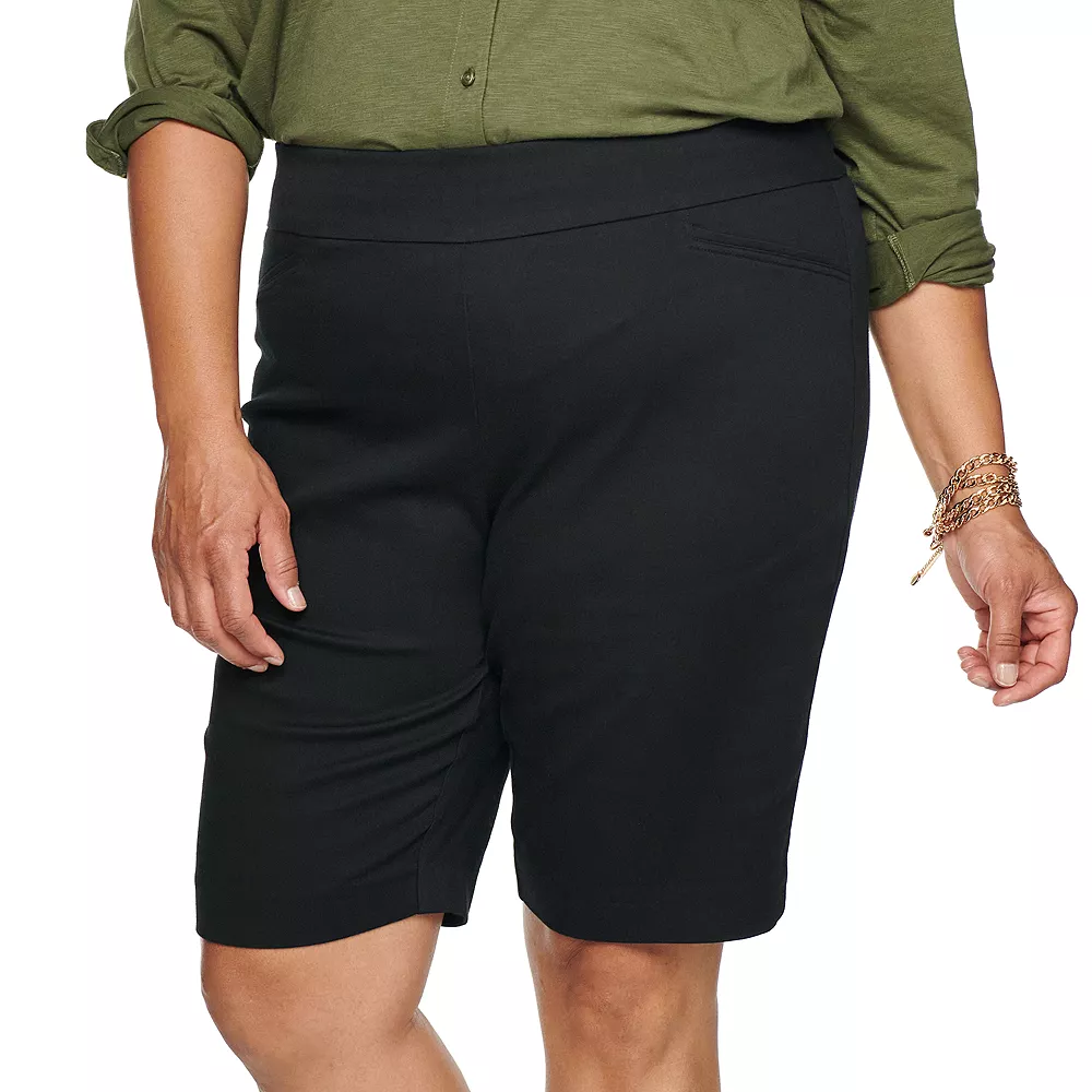 Plus Size Croft & Barrow® Effortless Stretch Bermuda Shorts 3 Plus Size Croft & Barrow® Effortless Stretch Bermuda Shorts
