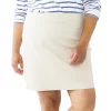 Plus Size Croft & Barrow® Effortless Stretch Skort -Croft & Barrow 5181081 Stonewall