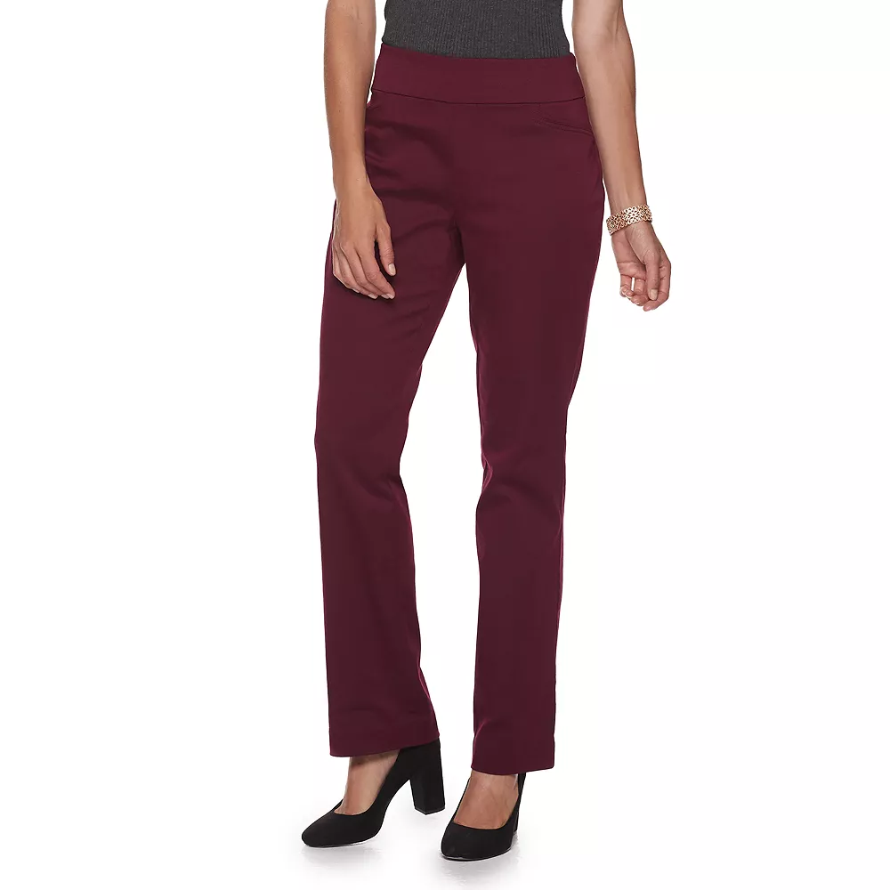 Petite Croft & Barrow® Effortless Stretch Pull-On Bootcut Pants 3 Petite Croft & Barrow® Effortless Stretch Pull-On Bootcut Pants