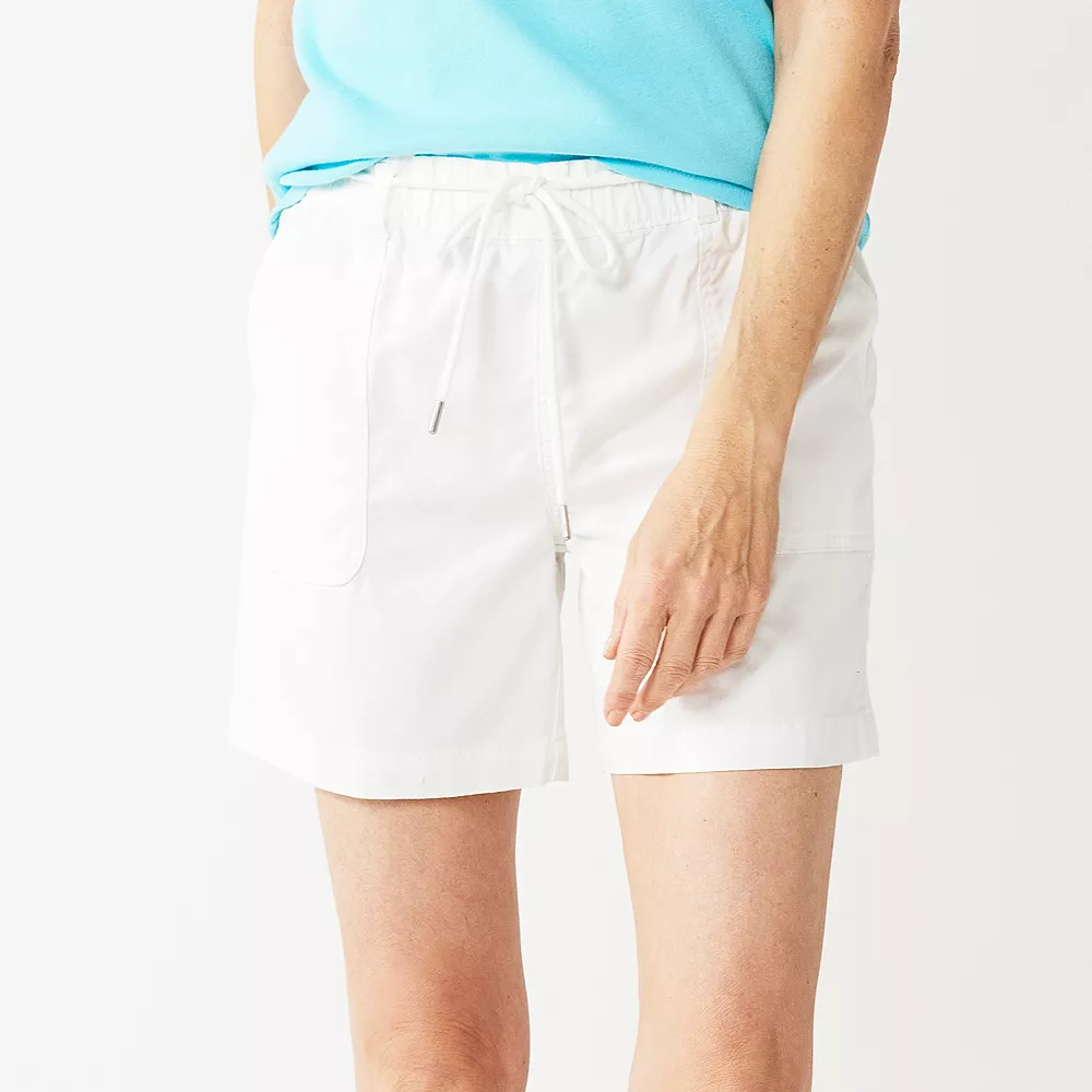 Women's Croft & Barrow® Pull-On Utility Shorts 3 Women's Croft & Barrow® Pull-On Utility Shorts