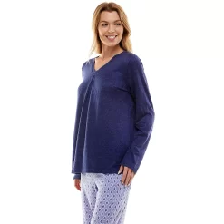 Women's Croft & Barrow® Whisperluxe Long Sleeve Pajama Top 8 Women's Croft & Barrow® Whisperluxe Long Sleeve Pajama Top -Croft & Barrow 5597044 ALT2