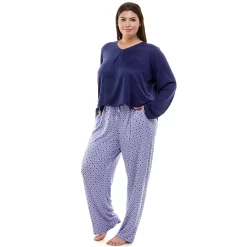 Plus Size Croft & Barrow® Whisperluxe Long Sleeve Pajama Top 8 Plus Size Croft & Barrow® Whisperluxe Long Sleeve Pajama Top -Croft & Barrow 5597046 ALT2