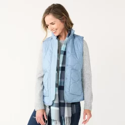 Petite Croft & Barrow® Quilted Vest