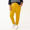 Plus Size Croft & Barrow® Straight-Leg Corduroy Pants -Croft & Barrow 5654401 Yellow