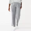 Women's Croft & Barrow® Knit Straight-Leg Pants 1 Women's Croft & Barrow® Knit Straight-Leg Pants -Croft & Barrow 5667592 Gray