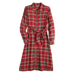 Women's Croft & Barrow® Knot-Waist Shirt Dress 7 Women's Croft & Barrow® Knot-Waist Shirt Dress -Croft & Barrow 5700435 ALT5