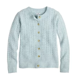 Women's Croft & Barrow® Crewneck Cardigan -Croft & Barrow 5764857 ALT5
