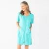 Women's Croft & Barrow® Short Sleeve French Terry Zip Robe 1 Women's Croft & Barrow® Short Sleeve French Terry Zip Robe -Croft & Barrow 5796661 Aqua Shore