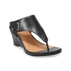 Croft & Barrow® Mandi Women's Thong Wedge Sandals 2 Croft & Barrow® Mandi Women's Thong Wedge Sandals -Croft & Barrow 5882530 Black