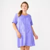 Plus Size Croft & Barrow® Short Sleeve French Terry Zip Robe 2 Plus Size Croft & Barrow® Short Sleeve French Terry Zip Robe -Croft & Barrow 5972233 Lola Purple