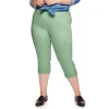 Plus Size Croft & Barrow® Effortless Stretch Capri Pants -Croft & Barrow 6264458 Olive